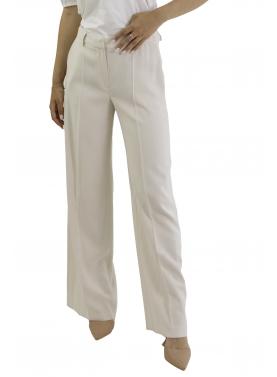 Pantalone in viscosa con bottone palazzo Options 